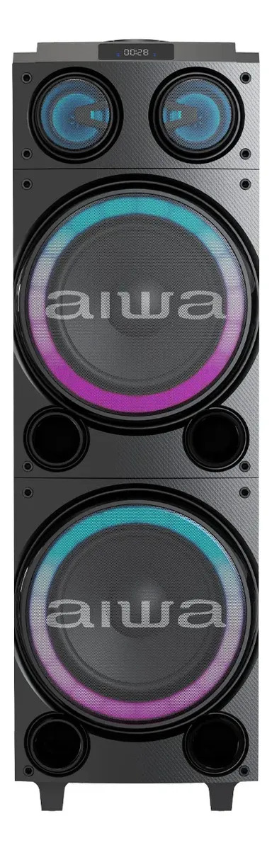 Bocina Karaoke Bluetooth Aiwa AW-POC14 50W Negro