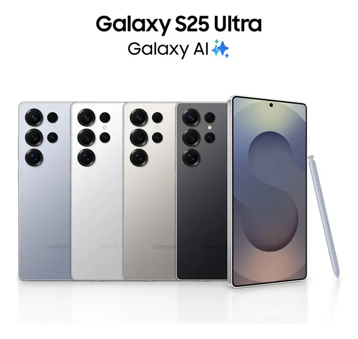 Celular Samsung Galaxy S25 Ultra 1TB Titanium Silverblue — Pantalla Dynamic AMOLED 2X de 6.8 pulgadas