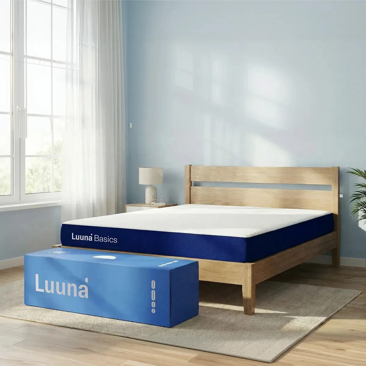 Colchón Luuna Basics 1 Matrimonial en Caja