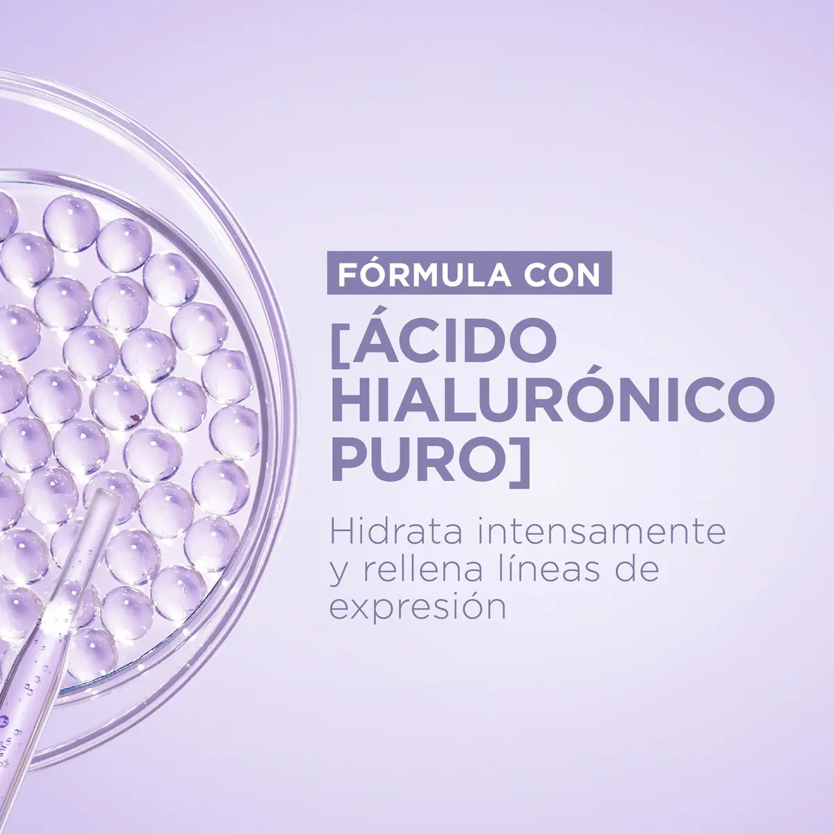 Sérum L'Oréal Revitalift Ácido Hialurónico 30ml — Bote del sérum con gotero visible
