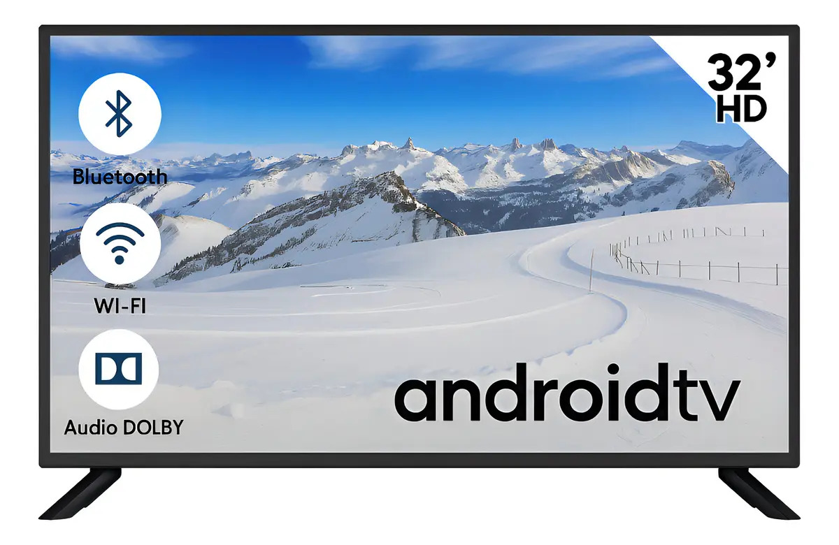 Smart TV 32 Pulgadas Bagada Android TV HD — Televisores